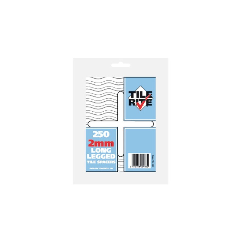 TileRite 2mm Long Leg Tile Spacer 250 - Cwmbran