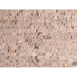 Silver Travertine Splitface 23x48mm Mosaic