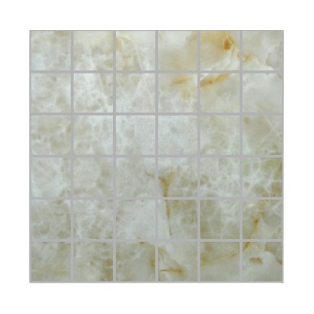 Onyx polished porcelain Large Square Mosiac 30x30