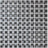 ARGENTO METTALICO MOSAICS SMALL SQUARE30X30CM