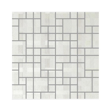 Perla Bianco Polished Porcelain Random Mosaics 30x30cm