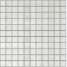 Perla Bianco Polished Porcelain Small Square Mosaics 30x30cm