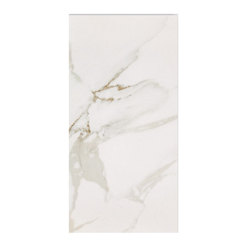 (115p) Statuario polished porcelain 30x60 Sold Singularly