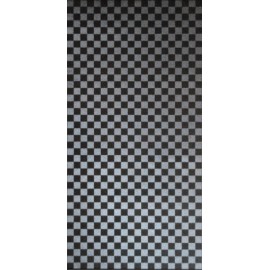 Argento Metallico Silver Semi-Polished Porcelain Tile - 30x60cm