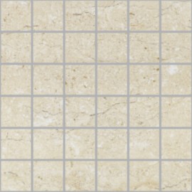 Botticino Polished Porcelain Large Square Mosaic 30x30 (113P) Botticino Polished Porcelain Large Square Mosaic