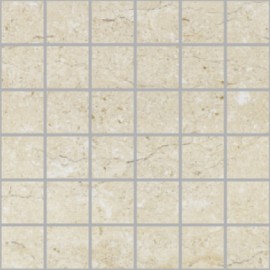 (113P) Botticino Polished Porcelain Large Square Mosaic