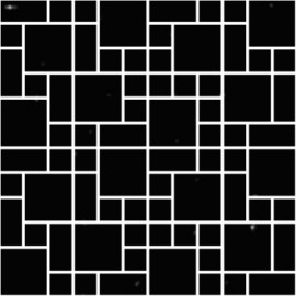 Speckled Super Black Polished M  Random 30x30 Speckled Super Black Polished Porcelain Mosaic 30x30cm