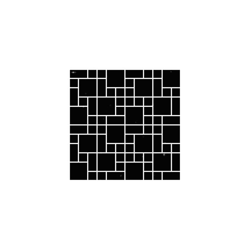 Speckled Super Black Polished Porcelain Mosaic 30x30cm