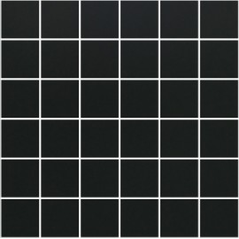 Matt Super Black Mosaics Large Square 30x30 MATT SUPER BLACK