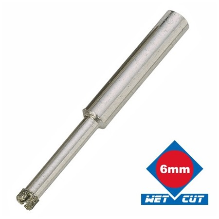 Tile Rite 6mm Wet Cut Diamond Tipped Porcelain Drill Bit