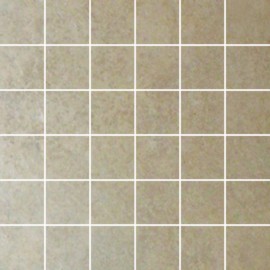 Luna Beige Slate Effect Matt Porcelain Mosaic Sheet - 30x30cm