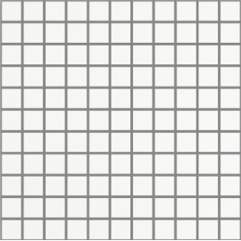 Matt Super White Small Square Mosaic