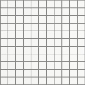 Matt Super White Small Square Mosaic