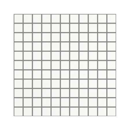 Matt Super White Small Square Mosaic