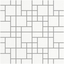 Matt Super White Random Mosaic 30x30