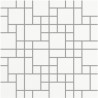 Matt Super White Random Mosaic