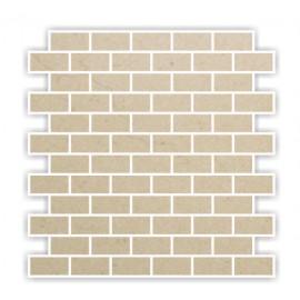 CREMA MARFIL MOSAICS BRICK 30X30CM