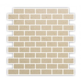 Crema Marfil Porcelain Mosaics Brick 30x30