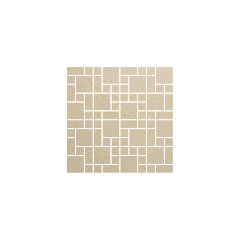 CREMA MARFIL MOSAICS RANDOM 30X30CM