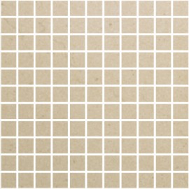 Crema Marfil Polished Porcelain Mosaics Small Square 30x30