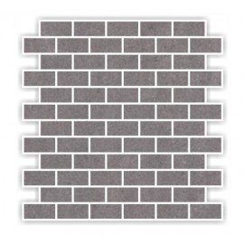 Napoli Matt Porcelain Brick Mosaic 30x30 (30M) Napoli Matt Brick Mosaic