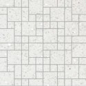 Off- White Mirror Fleck Quartz Mosaics Random