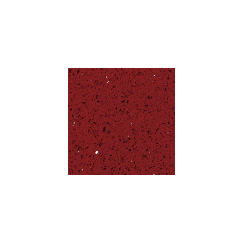 Ruby Red Mirror Fleck Quartz 30x30cm