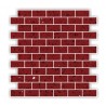 Ruby Red Mirror Fleck Quartz Mosaics Brick