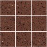 (OHQ) Brown Mirror Fleck Quartz 10x10 Mosaic