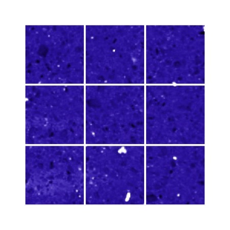 (OHQ) Blue Mirror Fleck Quartz 10x10 Mosaic