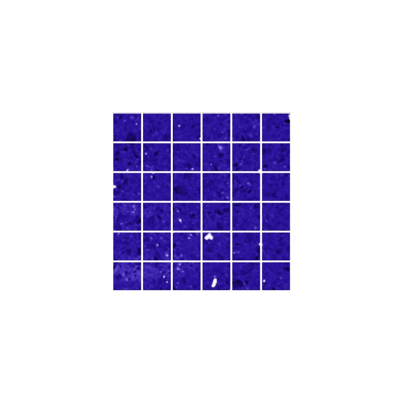 Blue Mirror Fleck Quartz Mosaics Large Square