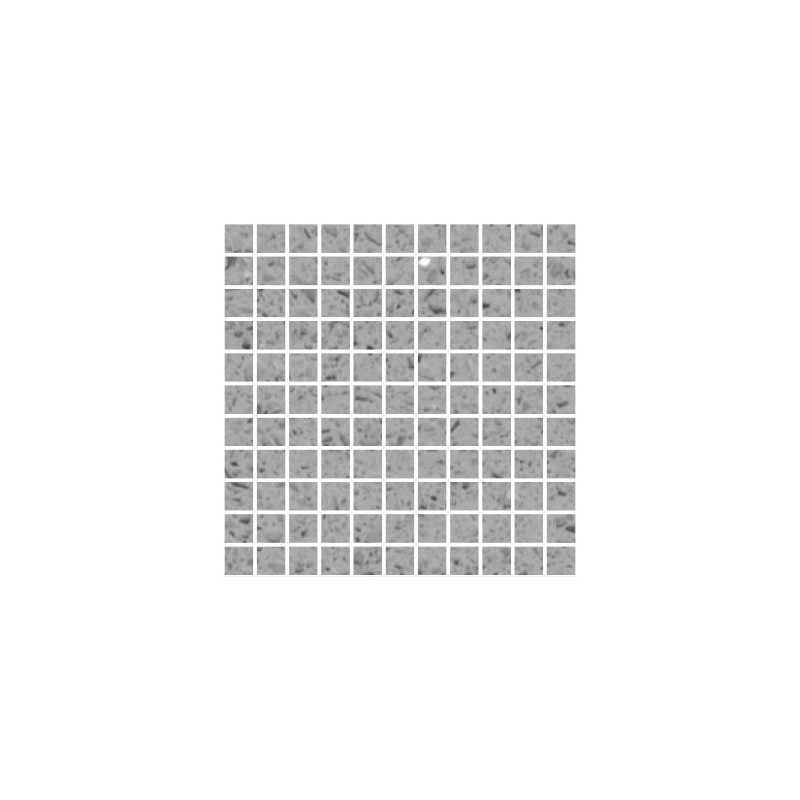 Grey Mirror Fleck Quartz Mosaics Small Square