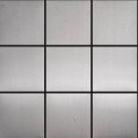 (OHSS-10X10M) Brushed 10x10cm Stainless Steel Mosaics