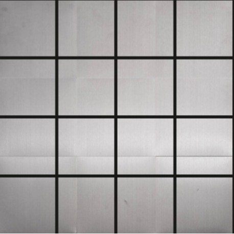 Brushed Stainless Steel Mosaic 