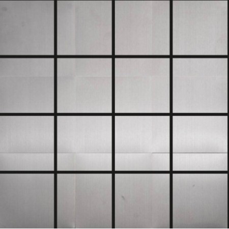 Brushed Stainless Steel Mosaic 