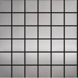 (OHSS-LSM) Brushed Stainless Steel Mosaic