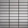 Brushed Stainless Steel Mosaic Rectangular  