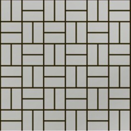 Brushed Stainless Steel Mosaic