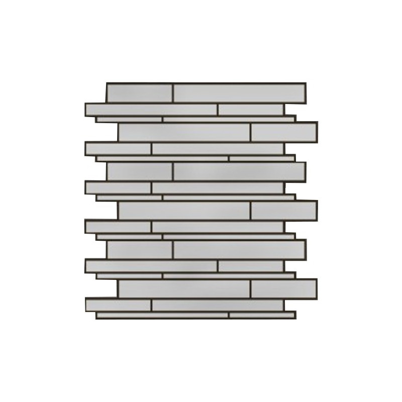 Brushed Stainless Steel Mosaic