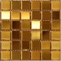 (OHSS-M-LSG) Gold Stainless Steel Mosaic Large Square