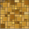Gold Stainless Steel Mosaic Random
