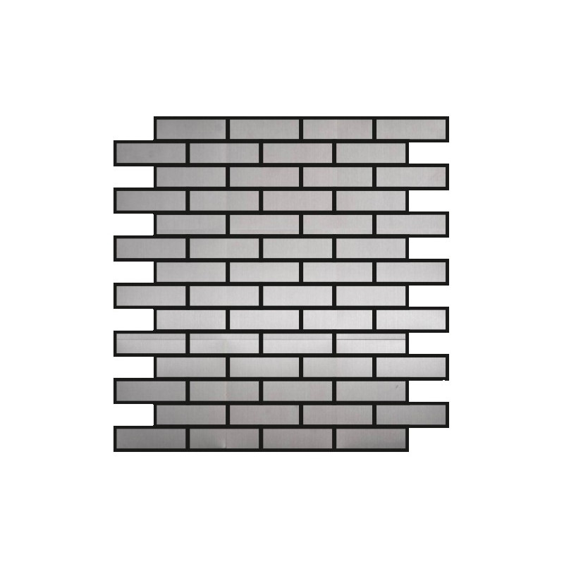 Polished Stainless Steel Brick Mosaics