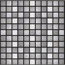Brushed/Chrome Stainless Steel Mosaic