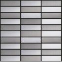 (OHSS-30X30HB) Blended Stainless Steel Mosaic Rectangular