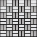 (OHSS-TB) Blended Stainless Steel Mosaic 