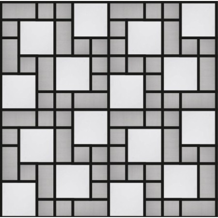 Blended Stainless Steel Mosaic Random
