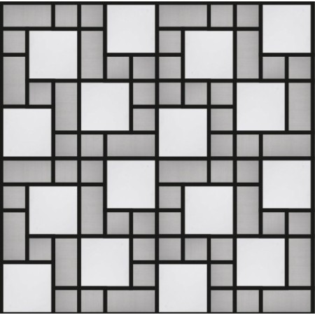 (OHSS-RB) Blended Stainless Steel Mosaic Random