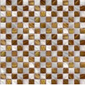 (OHSH-03) Cream & Brown Mixed Shell Mosaic