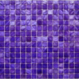 Purple Small Square Shell Mosaic