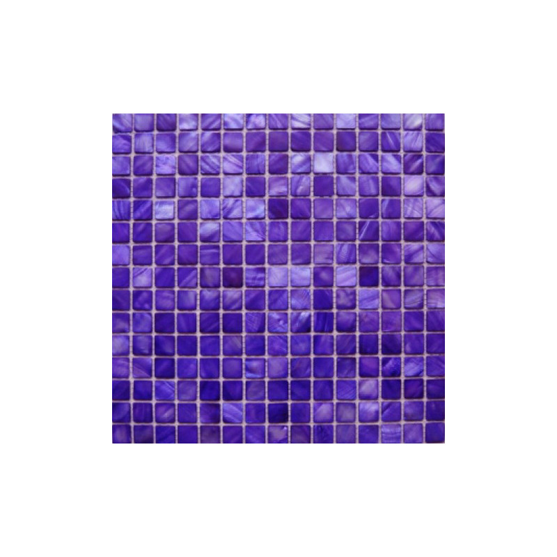 Purple Small Square Shell Mosaic